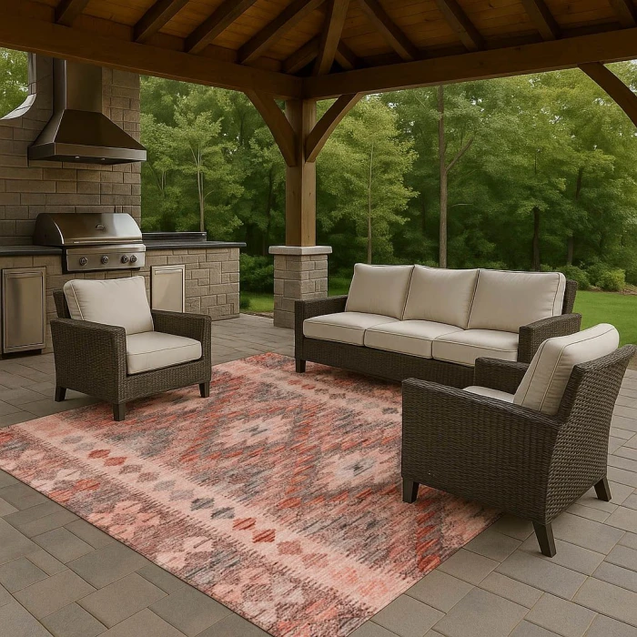 Dalyn Solace Orange SL13 8ft. x 10ft. Rug