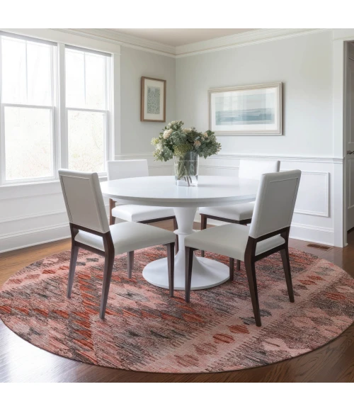 Dalyn Solace Orange SL13 8ft. x 8ft. Rug
