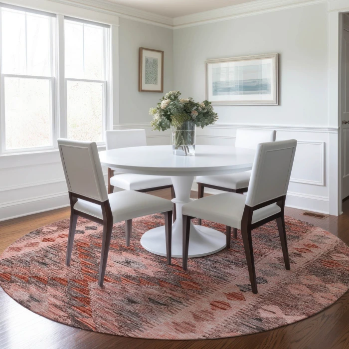 Dalyn Solace Orange SL13 8ft. x 8ft. Rug