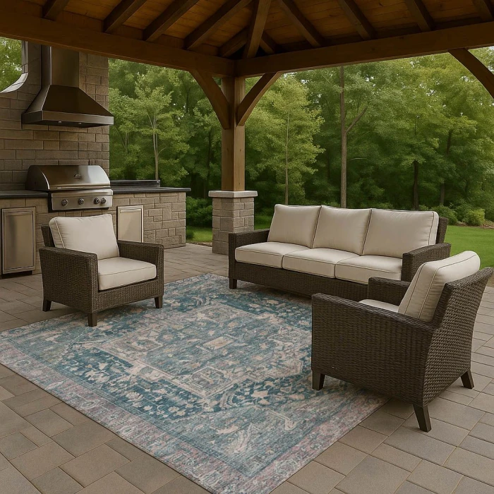 Dalyn Solace Blue SL14 2ft.6in. x 3ft.10in. Rug