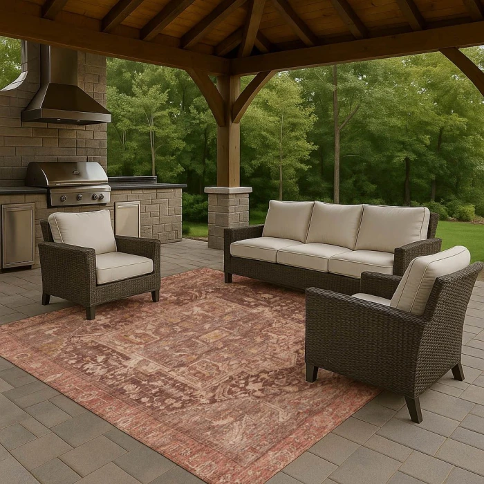 Dalyn Solace Red SL14 9ft. x 12ft. Rug