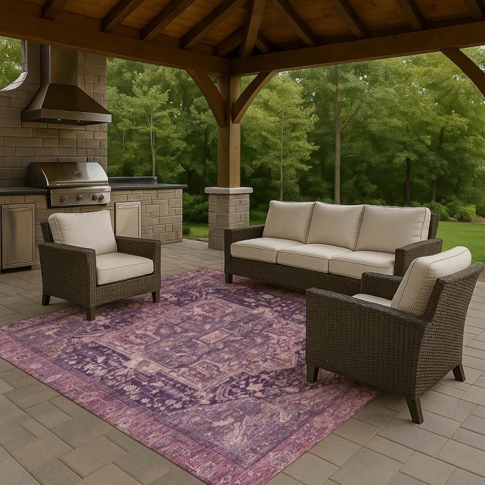 Dalyn Solace Purple SL14 9ft. x 12ft. Rug
