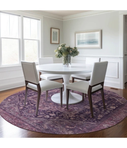 Dalyn Solace Purple SL14 8ft. x 8ft. Rug