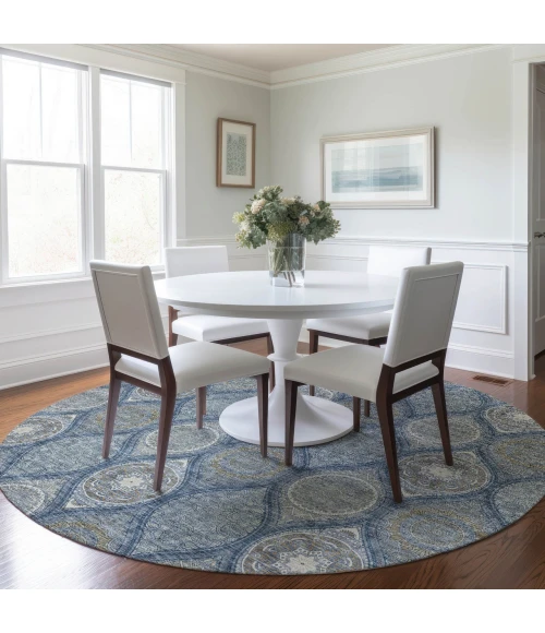 Dalyn Solace Blue SL1 8ft. x 8ft. Rug