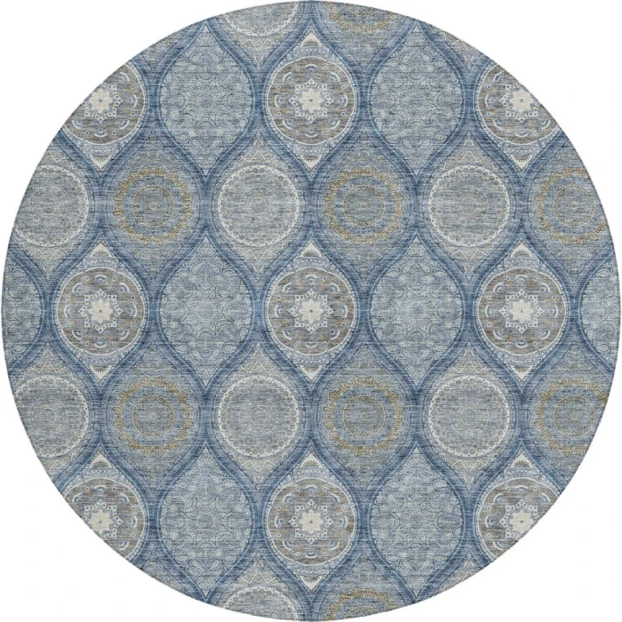 Dalyn Solace Blue SL1 8ft. x 8ft. Rug