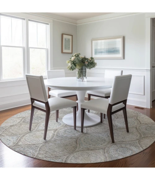 Dalyn Solace Brown SL1 8ft. x 8ft. Rug