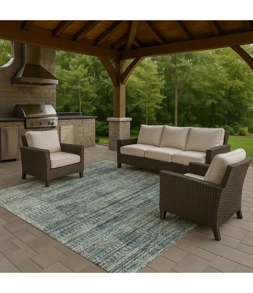 Dalyn Solace Teal SL3 5ft. x 7ft.6in. Rug