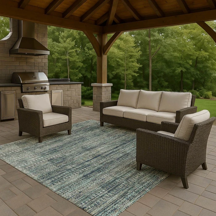 Dalyn Solace Teal SL3 10ft. x 14ft. Rug