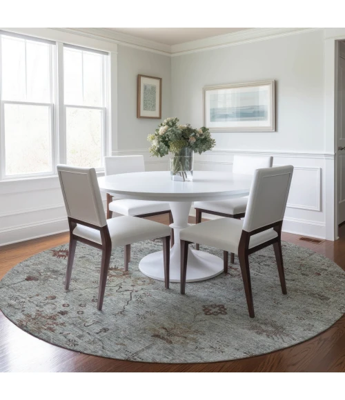 Dalyn Solace Gray SL4 8ft. x 8ft. Rug