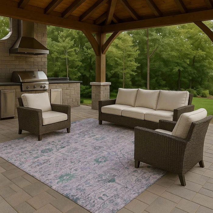 Dalyn Solace Purple SL4 3ft. x 5ft. Rug