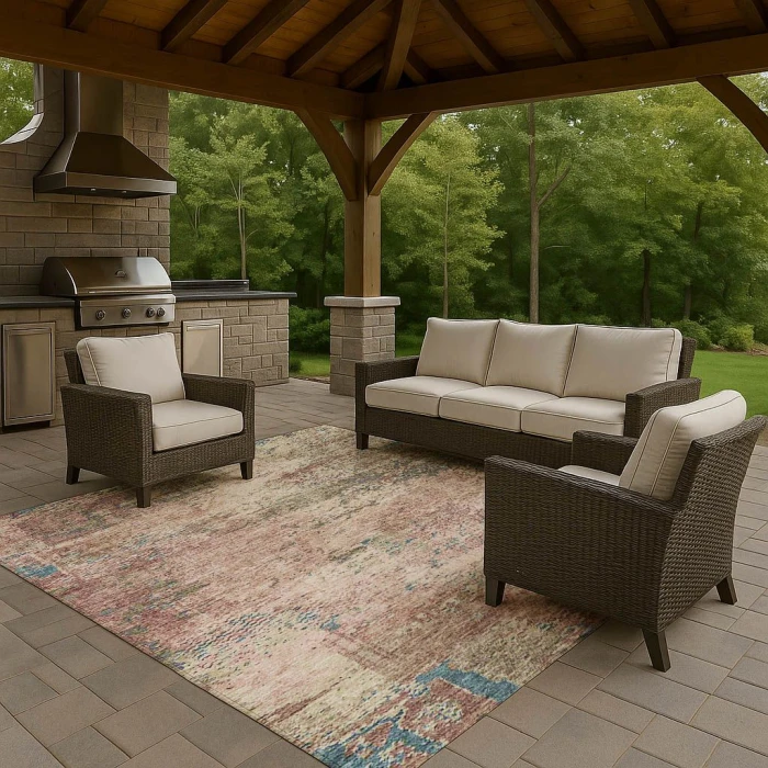 Dalyn Solace Pink SL5 10ft. x 14ft. Rug