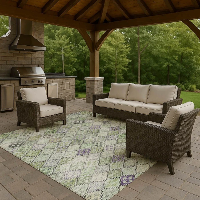 Dalyn Solace Green SL6 8ft. x 10ft. Rug