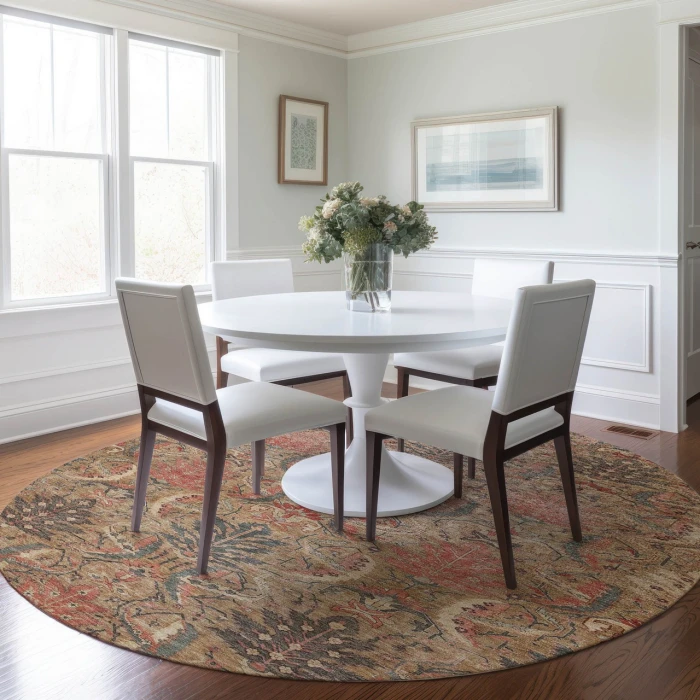 Dalyn Solace Brown SL7 8ft. x 8ft. Rug