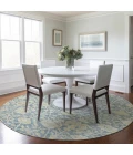 Dalyn Solace Blue SL8 8ft. x 8ft. Rug