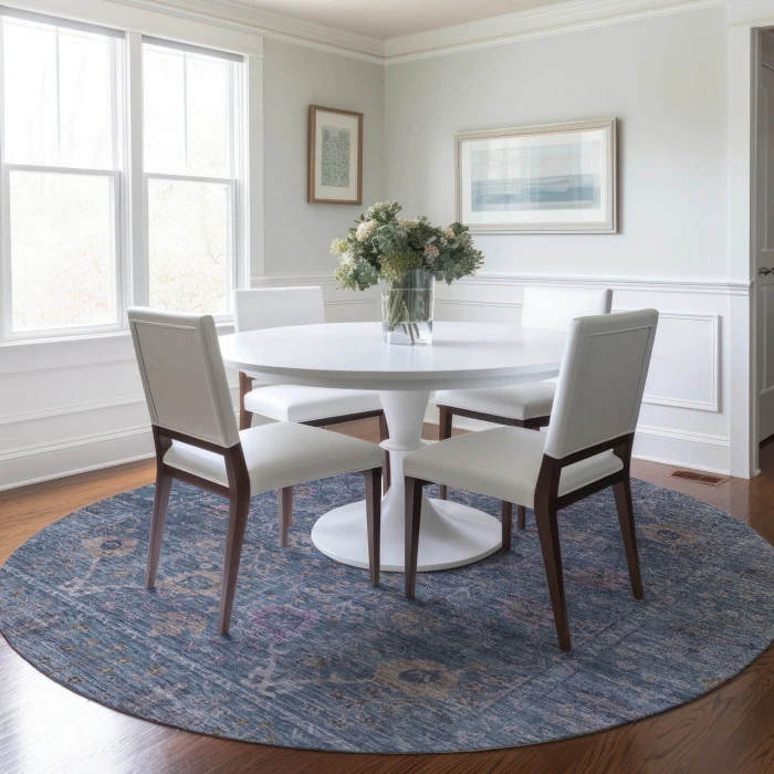 Dalyn Solace Blue SL9 8ft. x 8ft. Rug