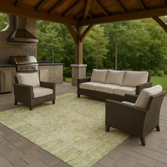 Dalyn Solace Green SL9 3ft. x 5ft. Rug