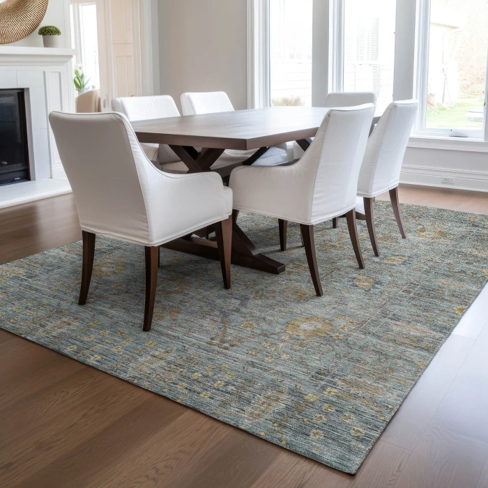 Dalyn Solace Teal SL9 10ft. x 14ft. Rug