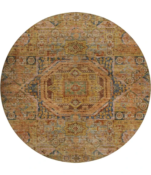 Dalyn Silk Road Orange SR10 8ft. x 8ft. Rug