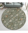 Dalyn Silk Road Green SR1 8ft. x 8ft. Rug
