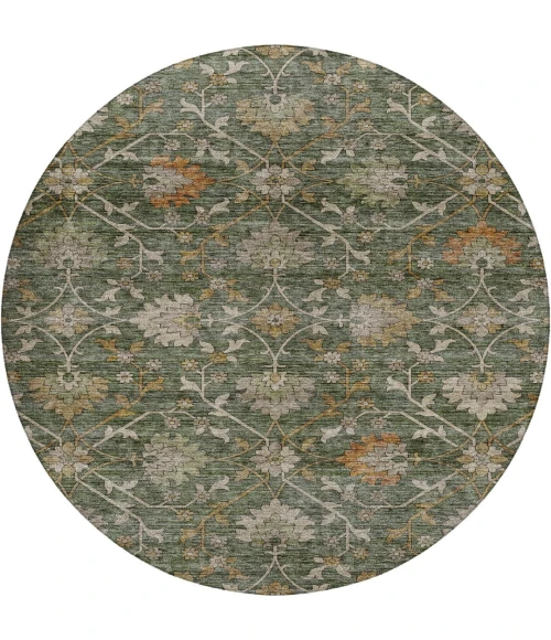 Dalyn Silk Road Green SR1 8ft. x 8ft. Rug