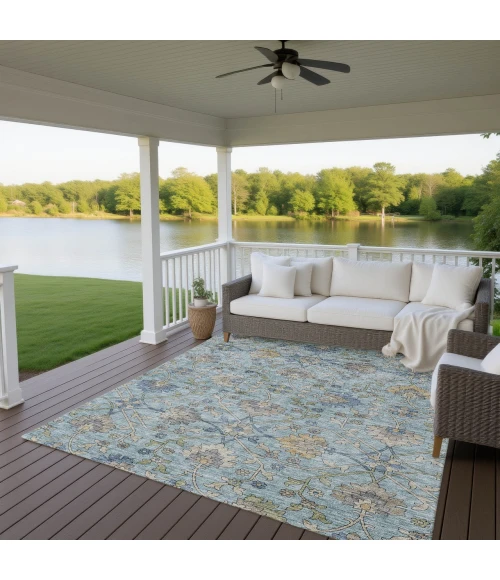 Dalyn Silk Road Blue SR1 9ft. x 12ft. Rug