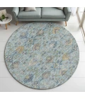 Dalyn Silk Road Blue SR1 8ft. x 8ft. Rug