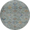 Dalyn Silk Road Blue SR1 8ft. x 8ft. Rug