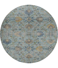 Dalyn Silk Road Blue SR1 8ft. x 8ft. Rug