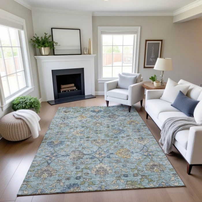 Dalyn Silk Road Blue SR1 5ft. x 7ft.6in. Rug