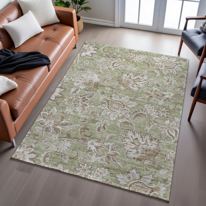 Dalyn Silk Road Green SR2 8ft. x 10ft. Rug