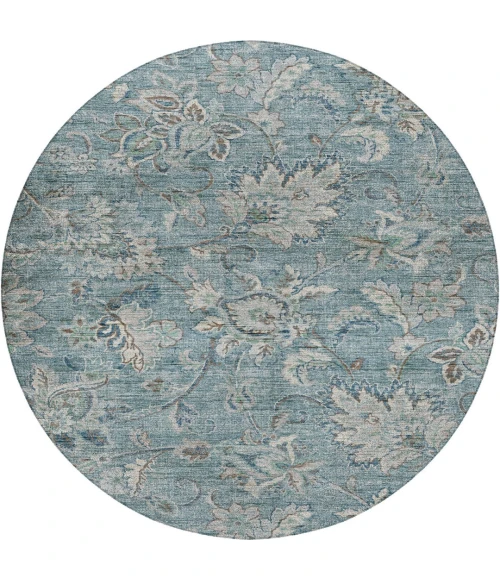 Dalyn Silk Road Blue SR2 8ft. x 8ft. Rug