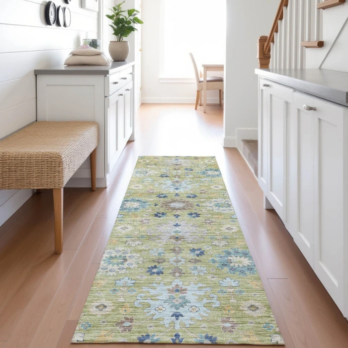 Dalyn Silk Road Green SR3 2ft.3in. x 7ft.6in. Rug