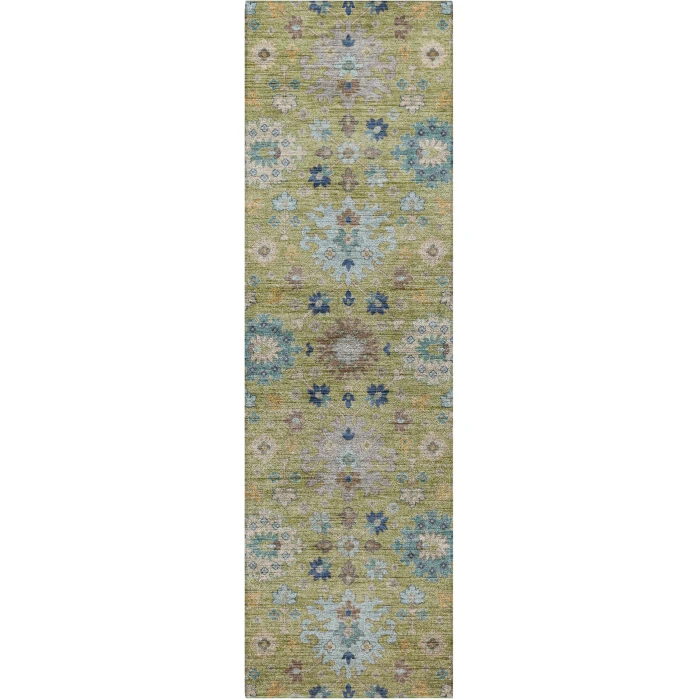 Dalyn Silk Road Green SR3 2ft.3in. x 7ft.6in. Rug