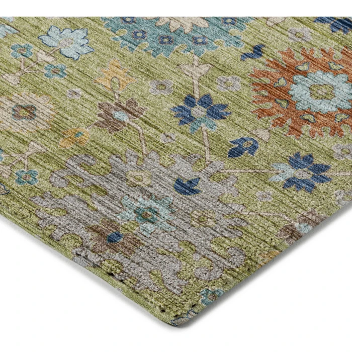 Dalyn Silk Road Green SR3 6ft.6in. x 9ft.6in. Rug