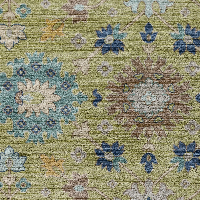 Dalyn Silk Road Green SR3 6ft.6in. x 9ft.6in. Rug