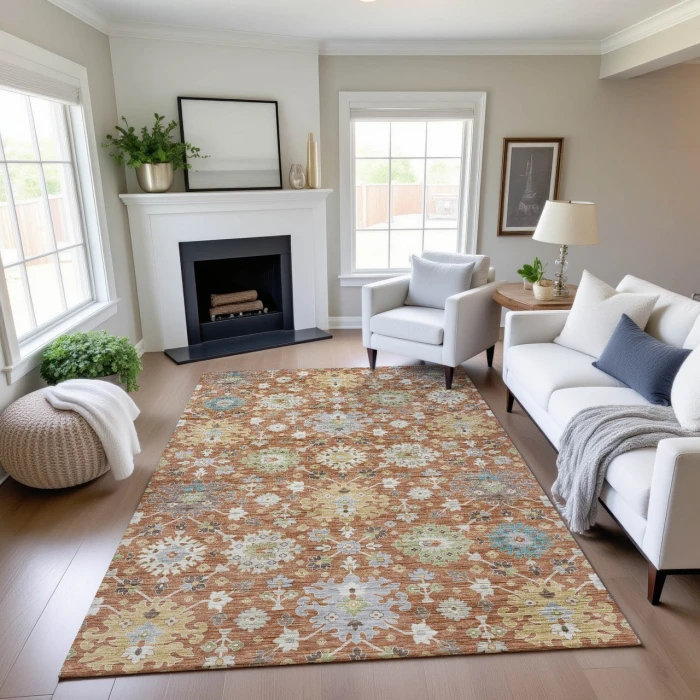 Dalyn Silk Road Orange SR3 2ft.6in. x 3ft.10in. Rug