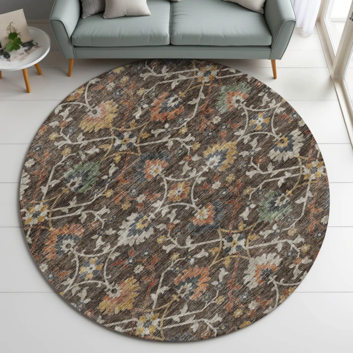 Dalyn Silk Road Brown SR4 8ft. x 8ft. Rug