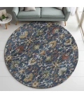 Dalyn Silk Road Blue SR4 8ft. x 8ft. Rug