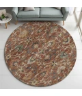 Dalyn Silk Road Orange SR4 8ft. x 8ft. Rug
