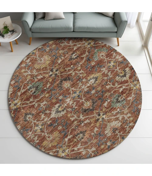 Dalyn Silk Road Orange SR4 8ft. x 8ft. Rug
