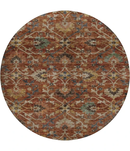 Dalyn Silk Road Orange SR4 8ft. x 8ft. Rug