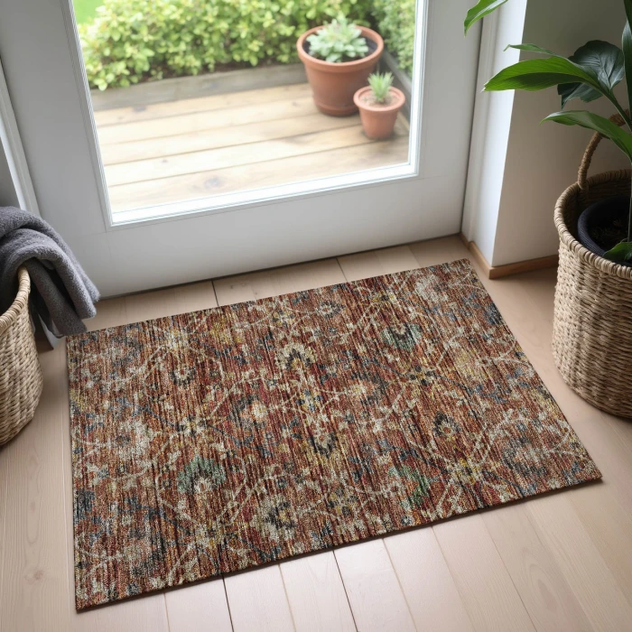 Dalyn Silk Road Orange SR4 1ft.8in. x 2ft.6in. Rug