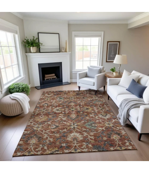 Dalyn Silk Road Orange SR4 9ft. x 12ft. Rug