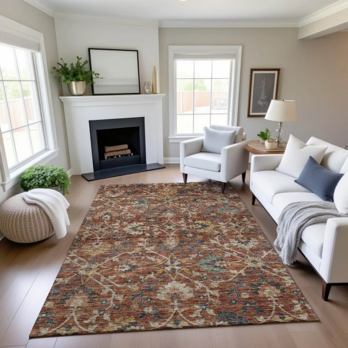 Dalyn Silk Road Orange SR4 2ft.6in. x 3ft.10in. Rug