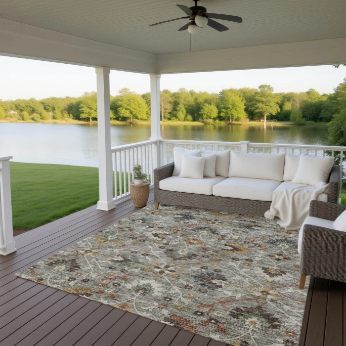 Dalyn Silk Road Gray SR4 2ft.6in. x 3ft.10in. Rug