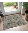 Dalyn Silk Road Gray SR4 1ft.8in. x 2ft.6in. Rug