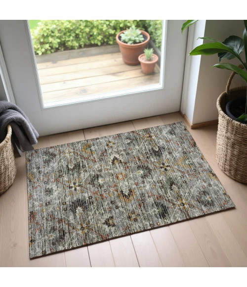 Dalyn Silk Road Gray SR4 1ft.8in. x 2ft.6in. Rug
