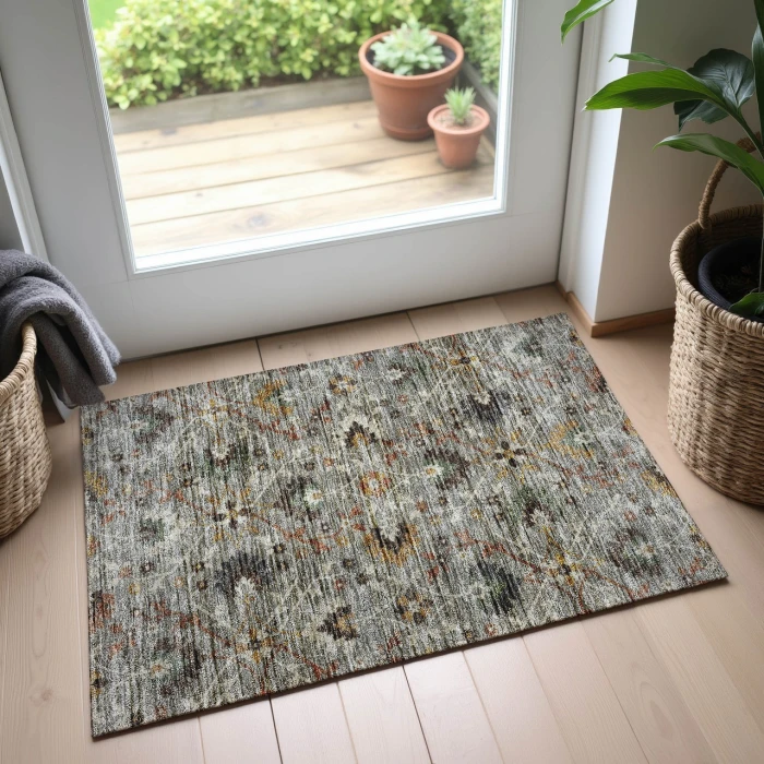 Dalyn Silk Road Gray SR4 1ft.8in. x 2ft.6in. Rug