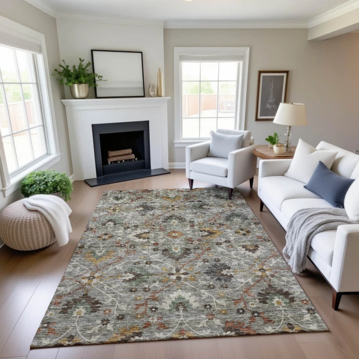 Dalyn Silk Road Gray SR4 2ft.6in. x 3ft.10in. Rug