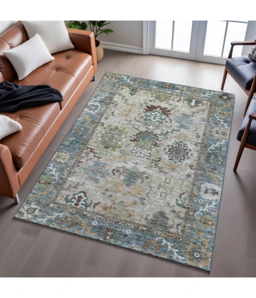 Dalyn Silk Road Teal SR5 10ft. x 14ft. Rug
